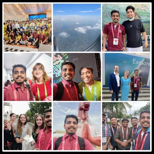 Vedant Joshi in Olympiad 2022 along with top FIDE chess officials