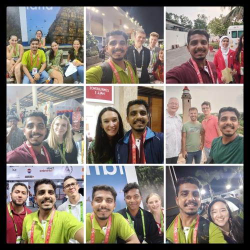 Vedant Joshi in Olympiad 2022 along with different team players from Luxembourg, Bahrain, Montenegro, Croatia, South Africa, Sweden, Australia, Columbia