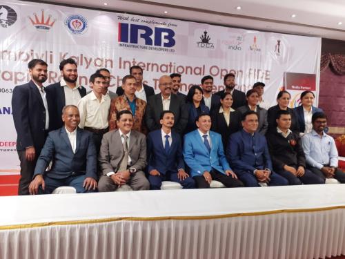 Arbiter's team for the FIDE rated event