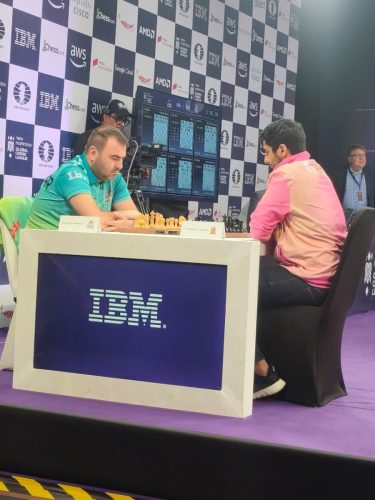 (U Mumba) Mamedyarov vs Vidit ( Triveni Continental Kings)