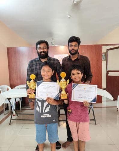 Congratulations to Parth Hurgat for a stunning victory in the Open Category at the Noble Chess's 58th Rapid Chess Tournament!